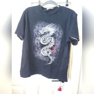 Boy Black Dragon Graphic T-Shirt